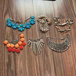 Statement necklace bundle